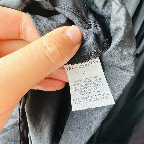 ULLA JOHNSON Lelani cotton poplin midi dress - Size US 2 - Picture 14 of 14